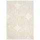 Ornate Beige, light beige, geometric patterned, velvet surfaced, hand-woven premium carpet 160x230 cm